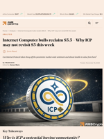 Internet Computer bulls reclaim $5.5 - Why ICP may not revisit $5 this week - AMBCrypto
