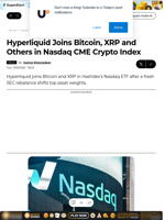 Hyperliquid Joins Bitcoin, XRP and Others in Nasdaq CME Crypto Index - U.Today