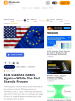 ECB Slashes Rates Again—While the Fed Stands Frozen – Economics Bitcoin News