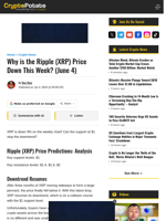 Why is the Ripple (XRP) Price Down This Week? (June 4)