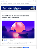 Nansen to Set Up Operations in Bhutan's Gelephu Mindfulness City - BeInCrypto