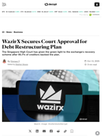 WazirX Secures Court Approval for Debt Restructuring Plan - Decrypt