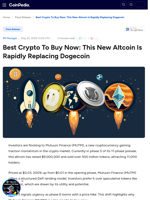 Best Crypto To Buy Now: This New Altcoin Is Rapidly Replacing Dogecoin