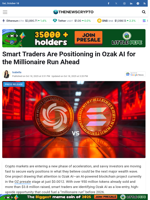 Smart Traders Are Positioning in Ozak AI for the Millionaire Run Ahead - TheNewsCrypto