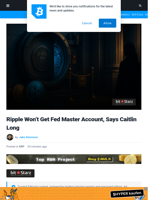 Ripple Won’t Get Fed Master Account, Says Caitlin Long