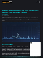 COIN Price Prediction: Goldman's $196 Target Is The First Gate — Bulls Have a Clear Shot to $204 If It Cracks - Blockchain.News