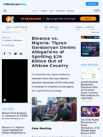 Binance vs. Nigeria: Tigran Gambaryan Denies Allegations of Spiriting $26 Billion Out of African Country – Africa Bitcoin News