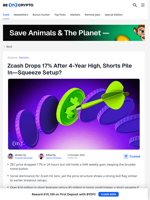 ZEC Price Dip Completes Bull Pattern — More Upside?