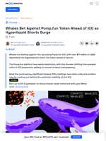 Pump.fun ICO Faces Skepticism: Whales Pile on Bearish Bets