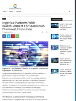 Ingenico Partners with WalletConnect for Stablecoin Checkout Revolution - CryptoCoin.News