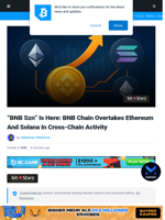 “BNB Szn” Is Here: BNB Chain Overtakes Ethereum And Solana In Cross-Chain Activity | Bitcoinist.com