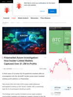 Polymarket Axiom Investigation: How Insider-Linked Wallets Captured Over $1.2M In Profits - NullTX