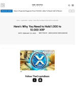 Here’s Why You Need to Hold 1,000 to 10,000 XRP