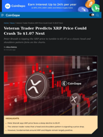 Veteran Trader Predicts XRP Price Could Crash To $1.07 Next