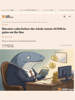 Bitcoin’s calm before the whale storm: $150B in gains on the line - AMBCrypto