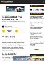 Top Dogecoin (DOGE) Price Predictions as of Late