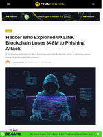 Hacker Who Exploited UXLINK Blockchain Loses $48M t