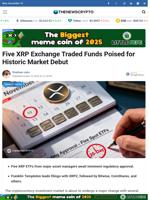Five XRP Exchange Traded Funds Poised for Historic Market Debut - TheNewsCrypto