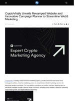 CryptoVirally Unveils Revamped Website and Innovative Campaign Planner to Streamline Web3 Marketing - Visionary Financial