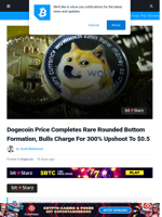 Dogecoin Price Completes Rare Rounded Bottom Formation, Bulls Charge For 300% Upshoot To $0.5 | Bitcoinist.com