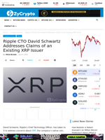 Ripple CTO David Schwartz Addresses Claims of an Existing XRP Issuer ⋆ ZyCrypto