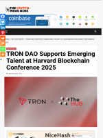 TRON DAO Supports Emerging Talent at Harvard Blockchain Conference 2025 - The Crypto News Wire