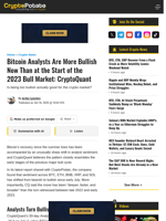 Bitcoin Analysts Are More Bullish Now Than at the Start of the 2023 Bull Market: CryptoQuant