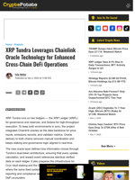 XRP Tundra Leverages Chainlink Oracle Technology for Enhanced Cross-Chain DeFi Operations