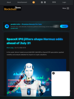 SpaceX IPO jitters shape Hormuz odds ahead of July 31 - Blockchain.News