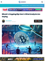 Bitcoin’s Ongoing Dip: Here’s What Analysts Are Saying