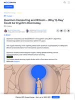 Can Quantum Computers Soon Break Bitcoin's Encryption?