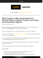 Best Crypto to Buy Now Based on Market Data, Volume Trends, and Early Accumulation Signals