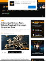 Interactive Brokers Adds Bitcoin Trading In European Economic Area