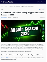 Altcoin Season: Is the Market Finally Shifting?