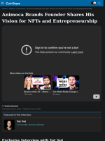 Animoca Brands Founder Shares His Vision for NFTs and Entrepreneurship