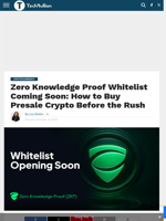 Zero Knowledge Proof Whitelist Coming Soon | How to Buy Presale Crypto Before the Rush