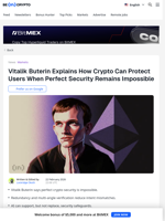 Vitalik Buterin Unveils Human-Centered Crypto Security Strategy