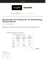 Neoclouds Not Ready for AI Networking, Omdia Warns