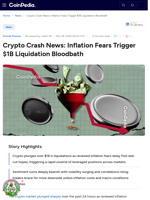 Crypto Crash News: Inflation Fears Trigger $1B Liquidation Bloodbath