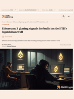 Ethereum: 3 glaring signals for bulls inside ETH’s liquidation wall - AMBCrypto