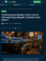Lazarus-Linked Wallets Move $30M Through Hyperliquid