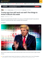 Bitcoin Stays Steered by Iran Nerves as BTC Price Drops Under $73,000