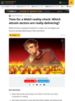 Web3 Sector Analysis: Adoption, Gas Usage And Price Trends