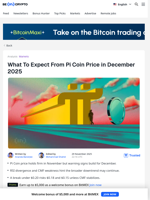 Pi Coin Price Prediction For December 2025
