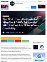The First Layer-1 in Formula 1®: Why BlockDAG’s Partnership With BWT Alpine F1 Redefines Credibility | Live Bitcoin News