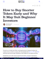 How to Buy Snorter Token Early and Why It May Suit Beginner Investors