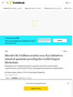 Bitcoin's $1.3 trillion security race: Key initiatives aimed at quantum-proofing the world's largest blockchain