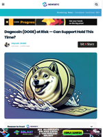 Dogecoin (DOGE) at Risk — Can Support Hold This Time?