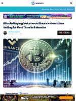 Bitcoin Buying Volume on Binance Overtakes Selling for First Time in 6 Months