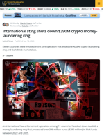 Law Enforcement Shuts Down AudiA6 Crypto Laundering Ring